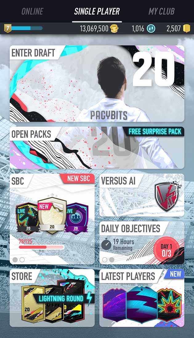 PACYBITS FUT 20 MOD APK 1 2 2 Download (Unlimited Money) for Android PACYBITS FUT 20 MOD APK 1 2 2 Download (Unlimited Money) for Android