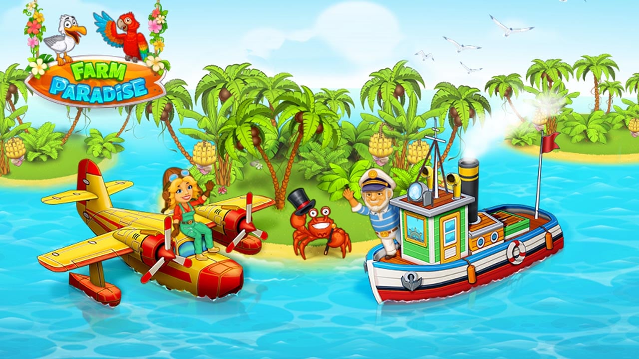Adventure isles. Райская ферма игра. Райская ферма: остров удачи. Тропический рай игра. Игра на андроид ферма остров Райский.