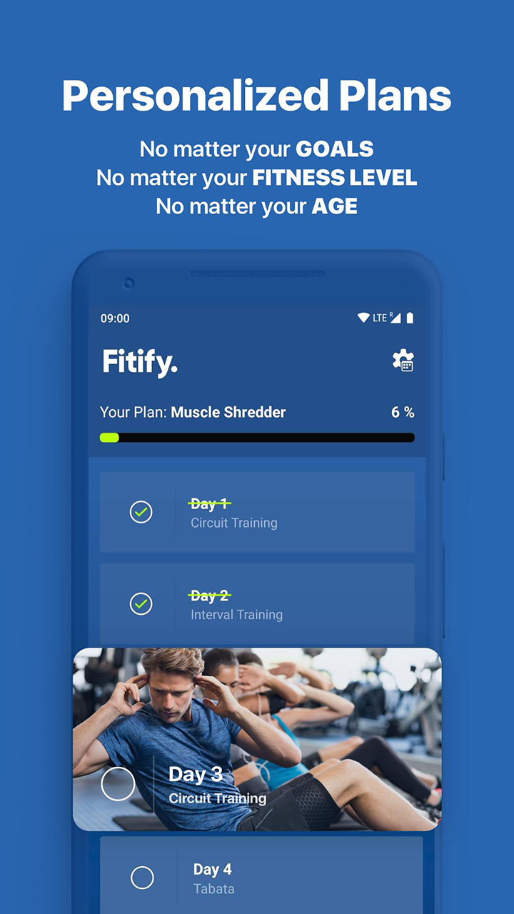 Fitify Workout Routines and Training Plans screenshot 3