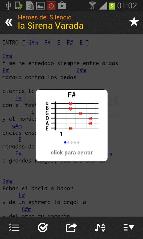 Latin Chords Pro app screenshot 3