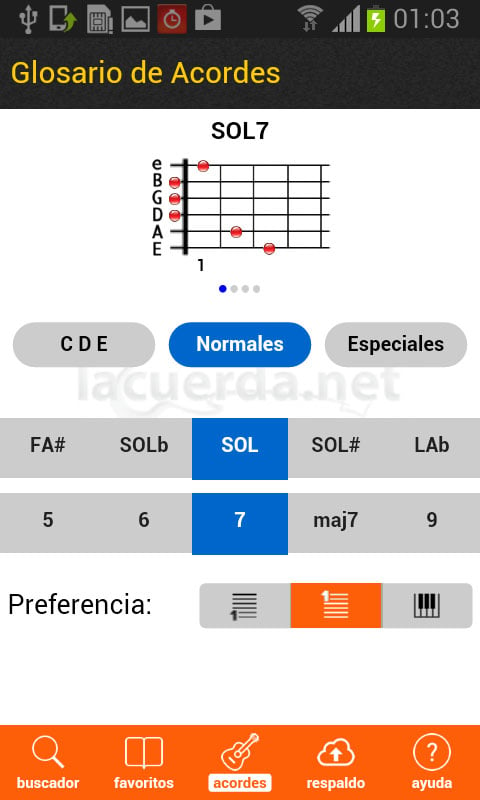 Latin Chords Pro app screenshot 4