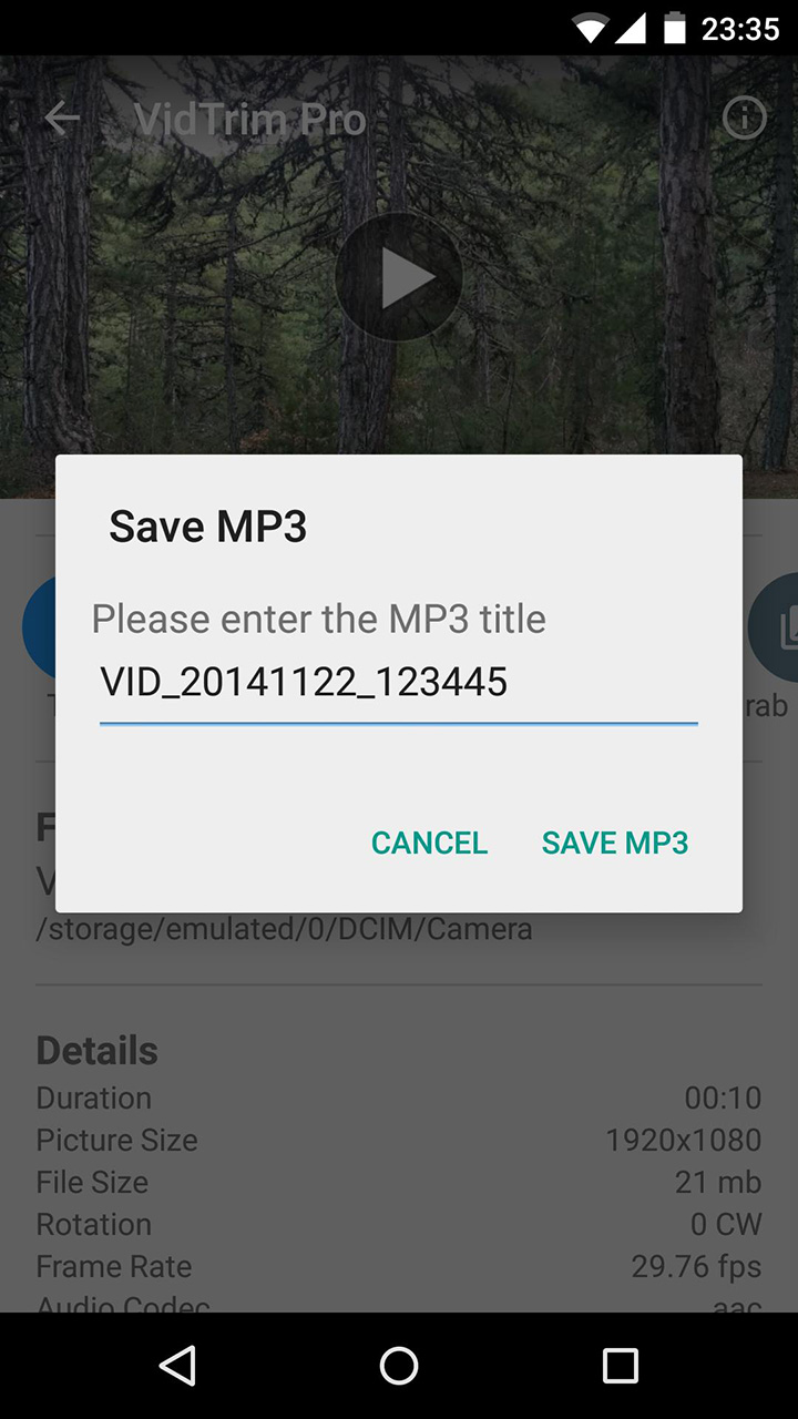 VidTrim Pro screen 5