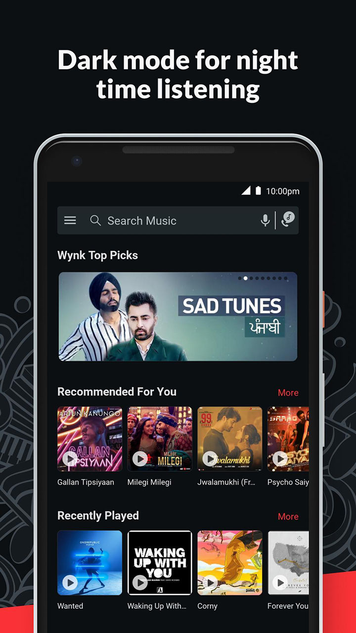 Wynk Music screen 0