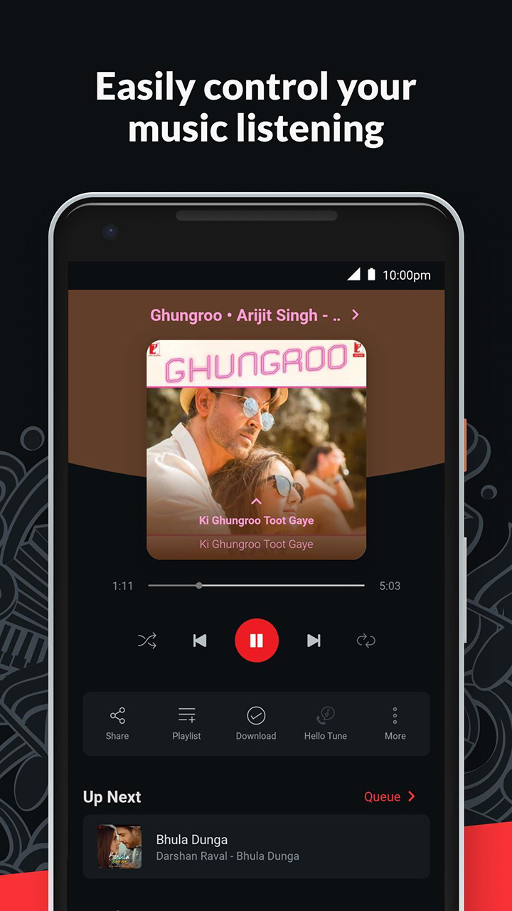 Wynk Music screen 3