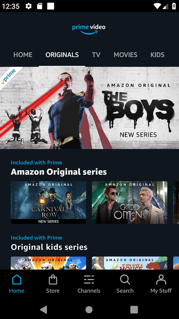 amazon prime video app download android