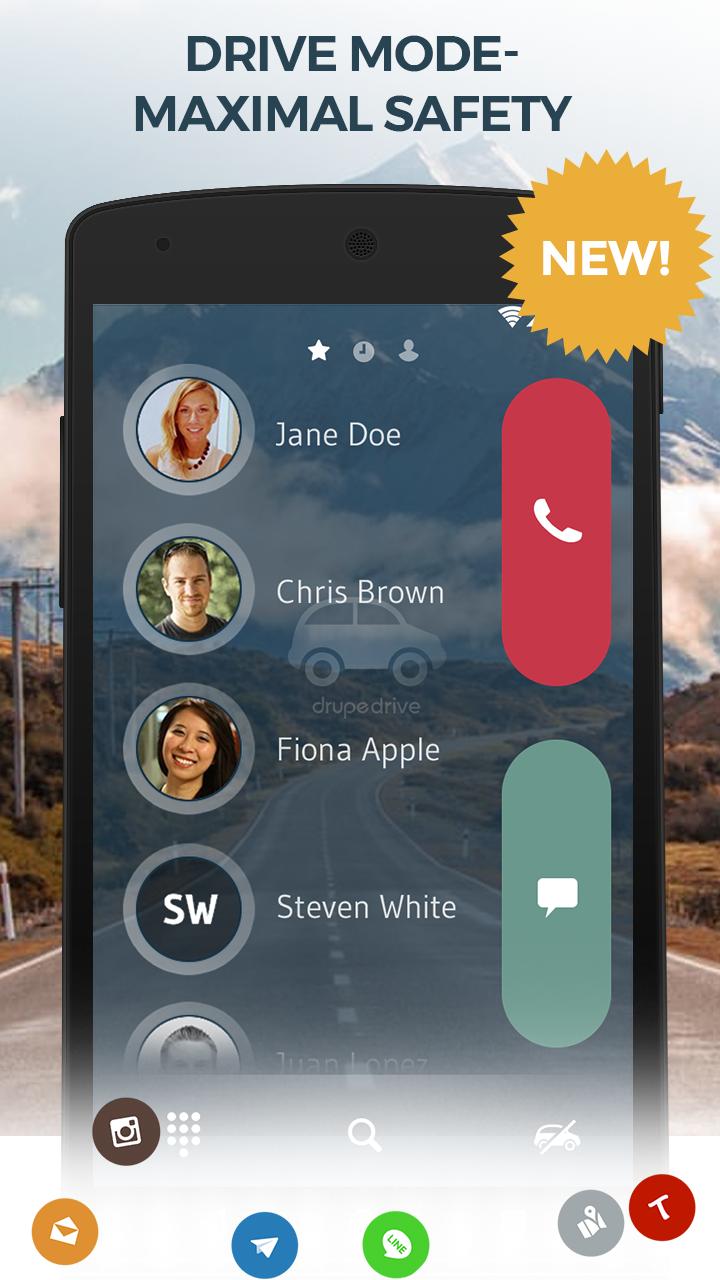 Contacts Phone Dialer & Caller ID drupe screen 4