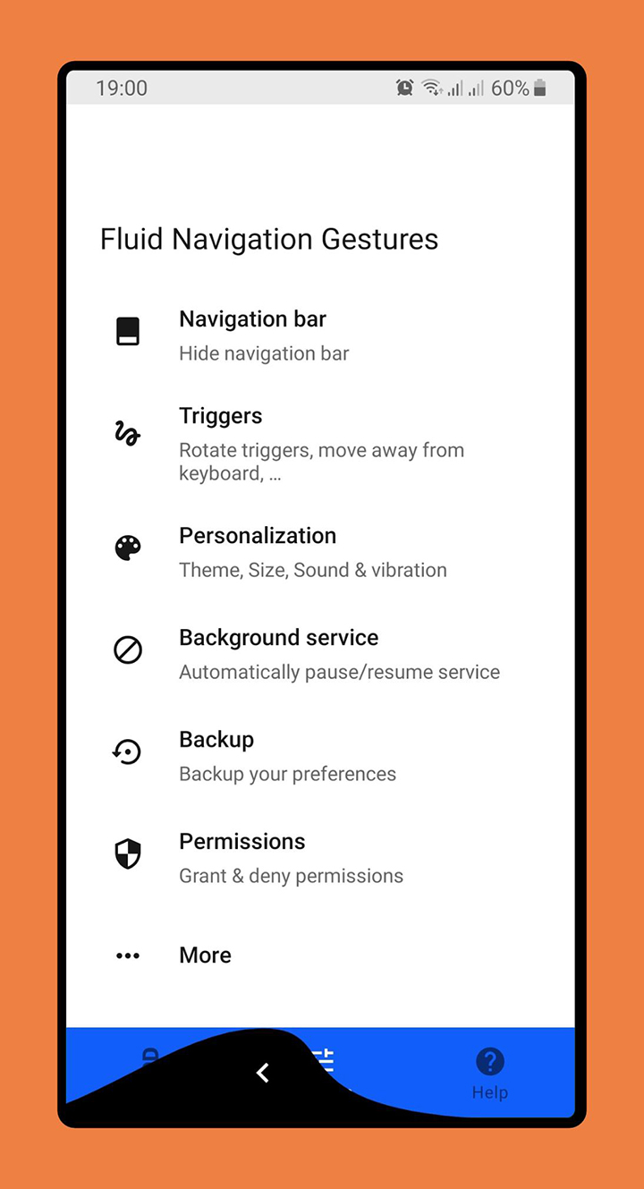 Fluid Navigation Gestures screen 5