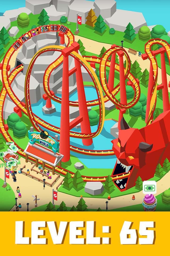 Idle Theme Park Tycoon screen 2