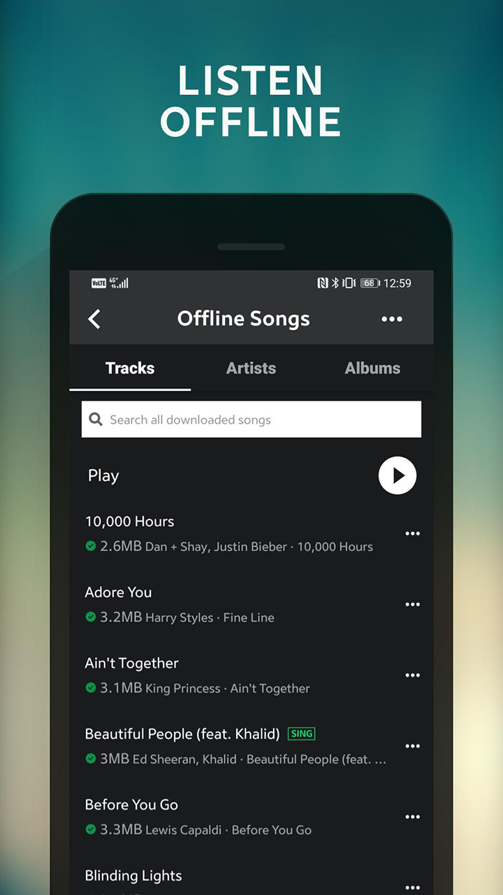 JOOX Music screen 2