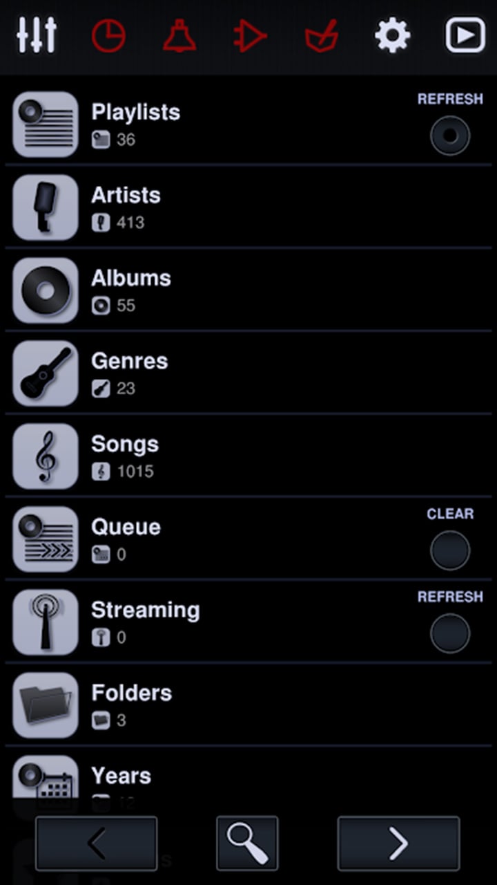 Neutron Music Player screen 4