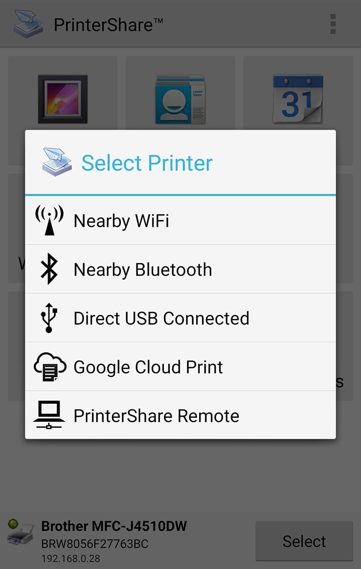 PrinterShare Mobile Print screen 1