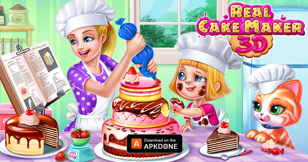 Tải xuống Cake Maker - Cooking Cake Game MOD APK v 13.6.1 cho Android