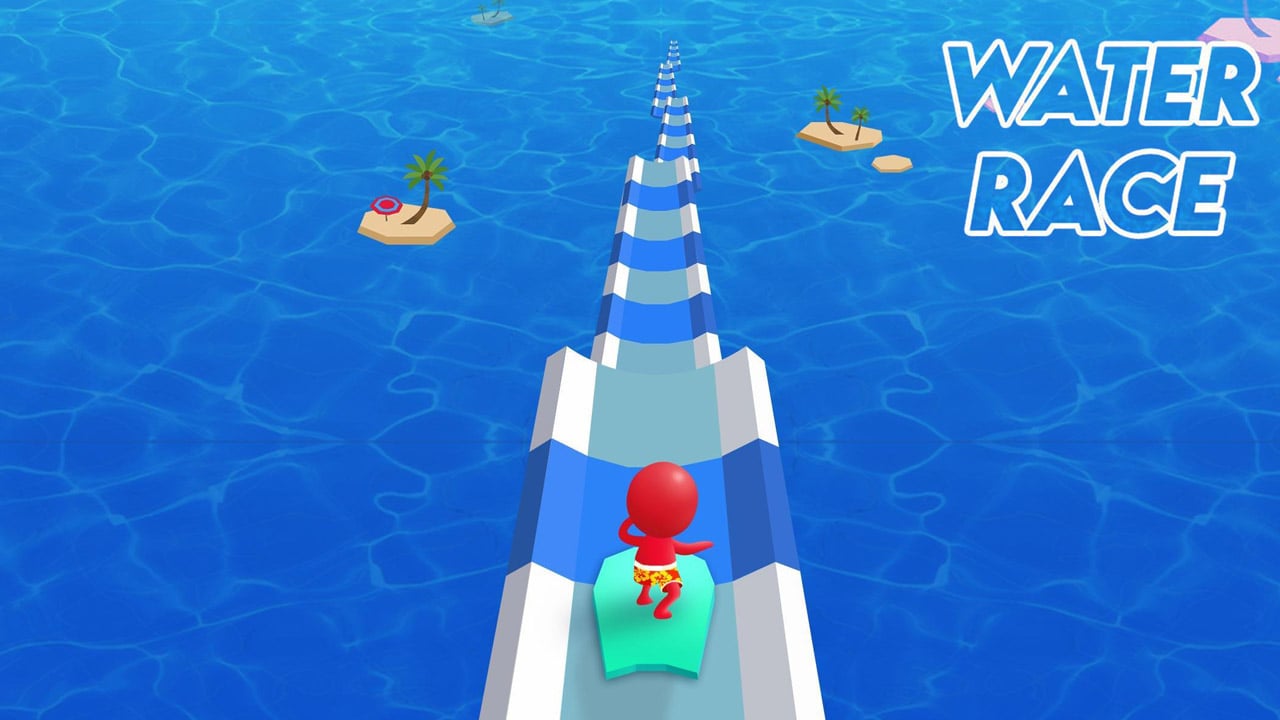 Water Race game. Water Race 3d. Видосики водяные гонки по ступенькам. Water Race game logo. Игра ватер ворлд