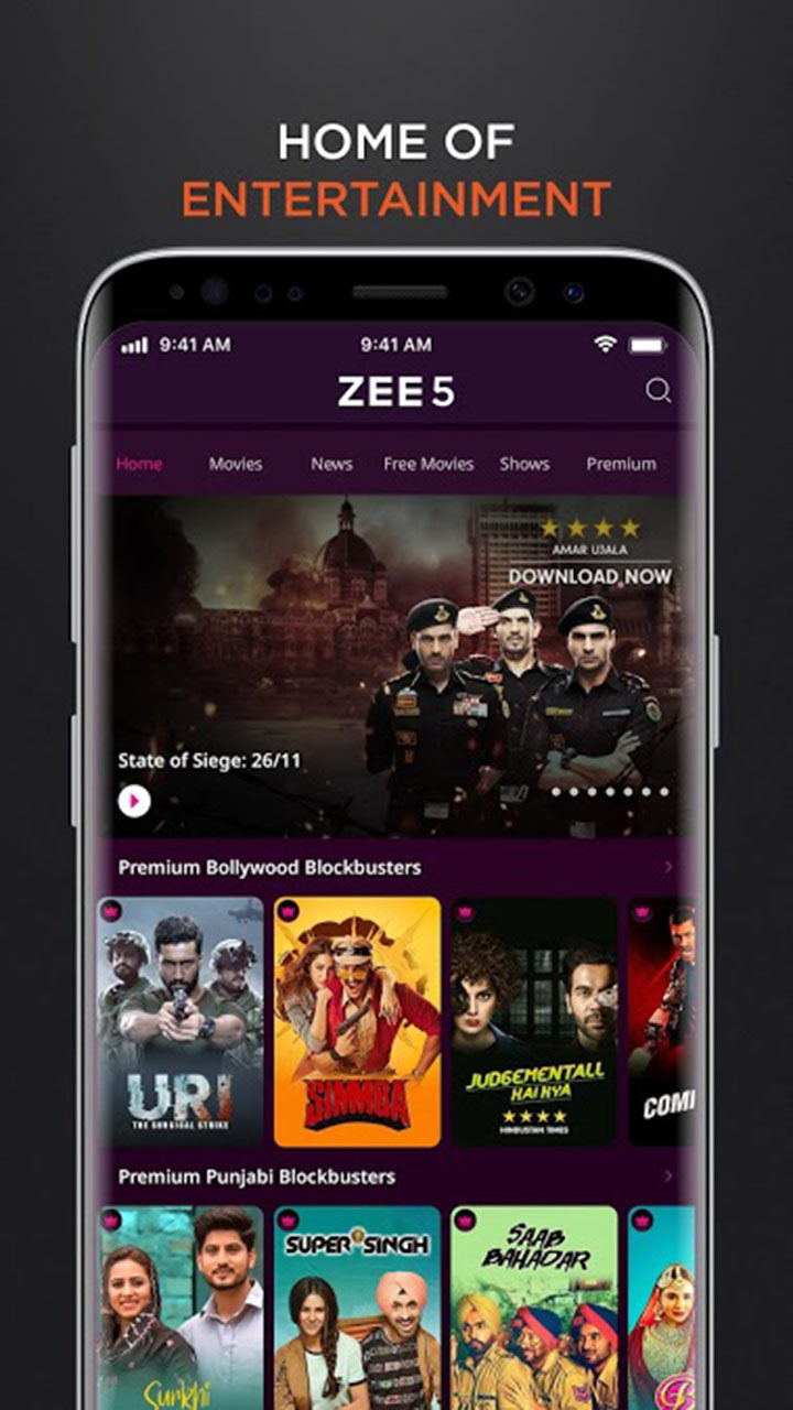 zee5 app download free full version