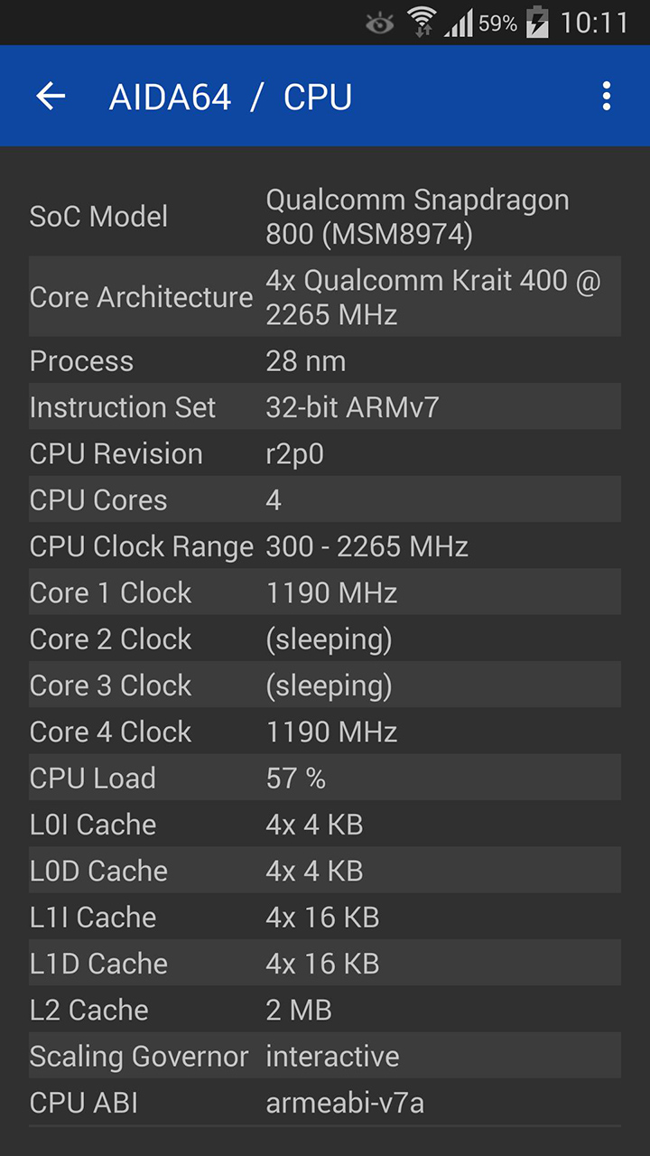 AIDA64 screen 1