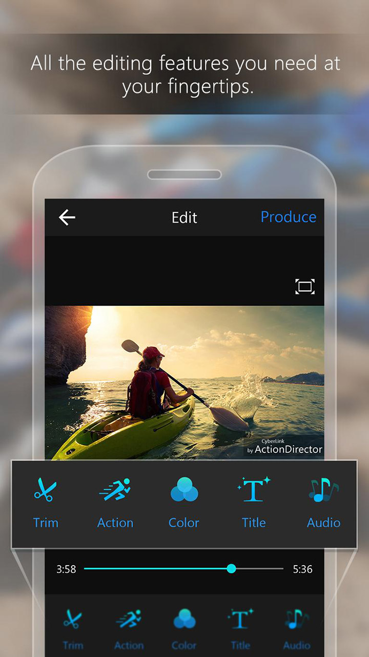 ActionDirector Video Editor screen 0