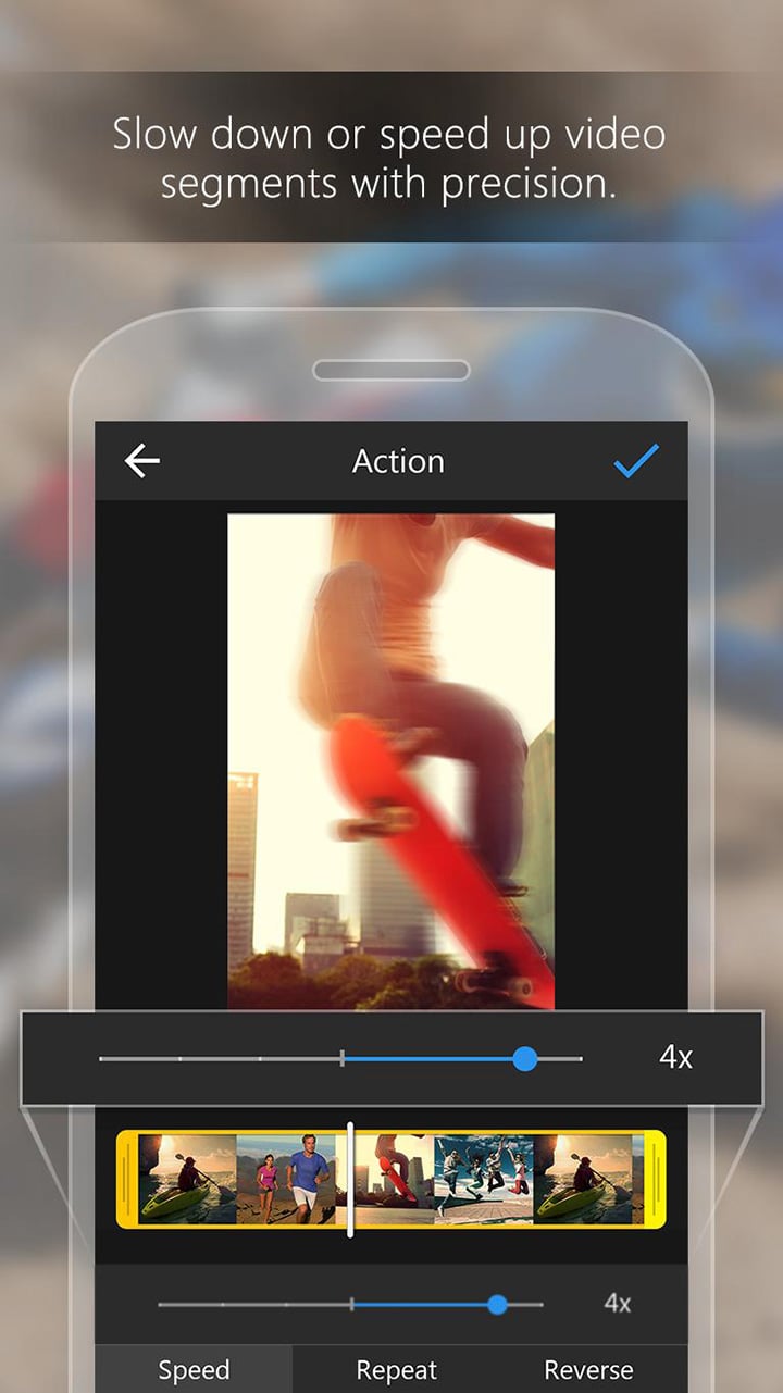 ActionDirector Video Editor screen 1