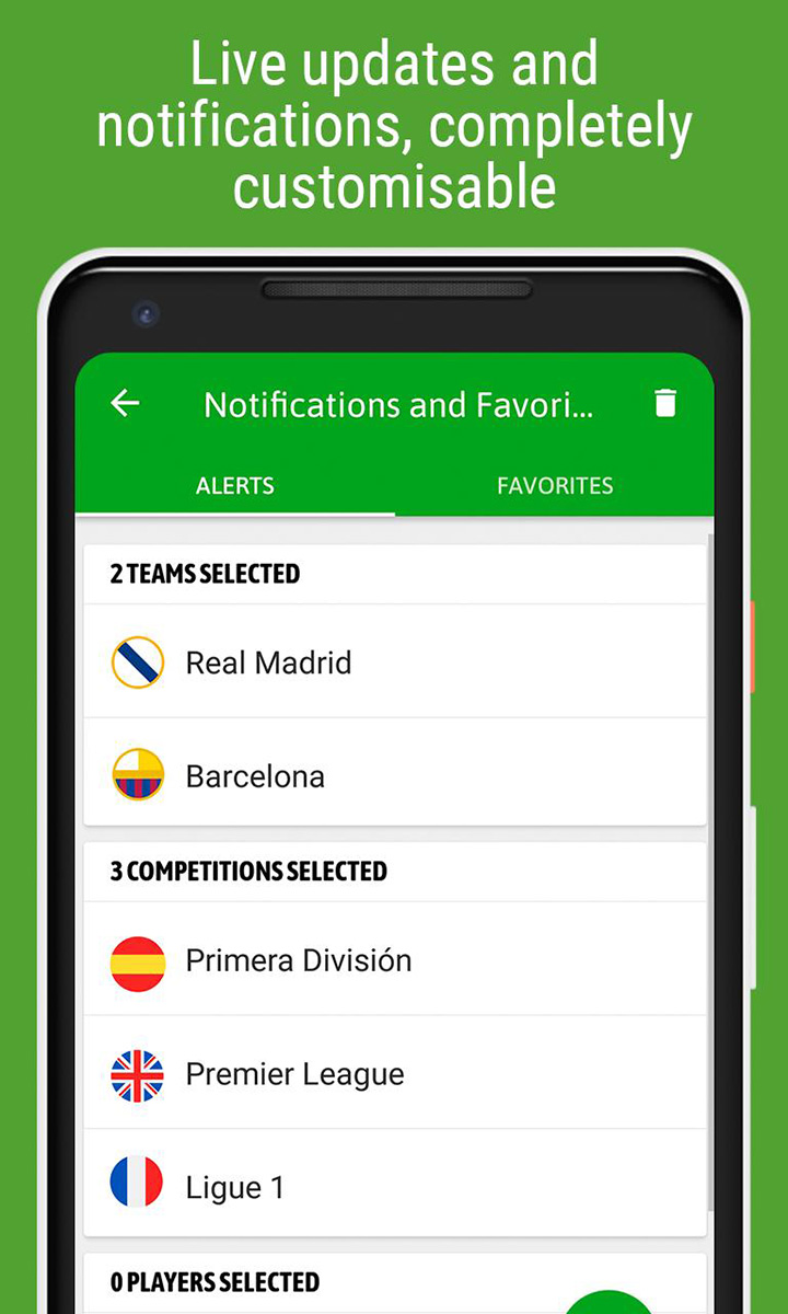 BeSoccer screen 3
