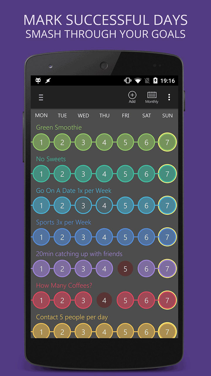 Habit Tracker screen 0