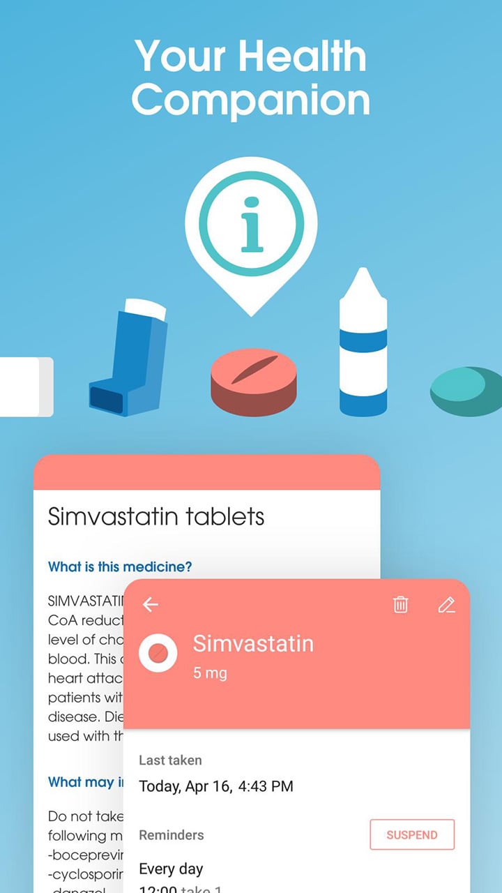 Medisafe Pill Reminder & Medication Tracker screen 3