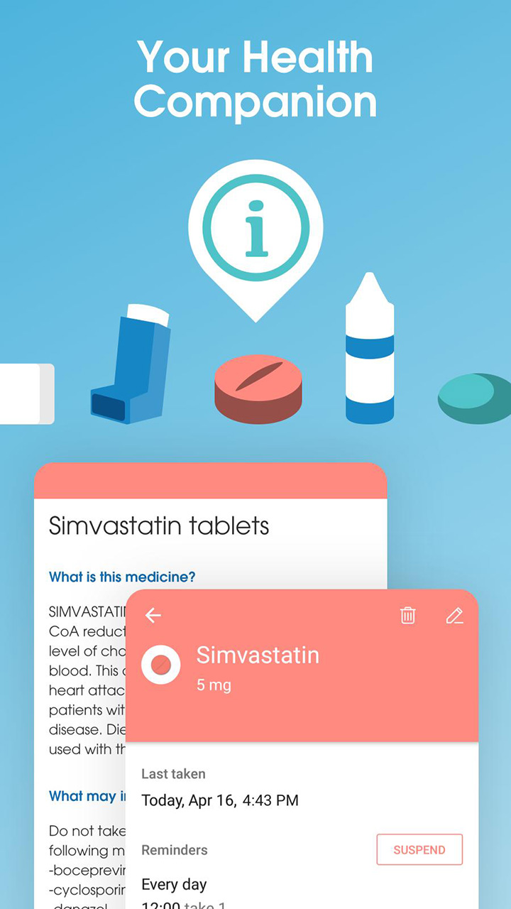 Medisafe Pill Reminder & Medication Tracker screen 3