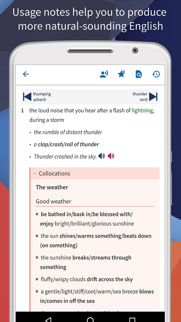 Oxford Advanced Learner's Dictionary 10th edition screen 3