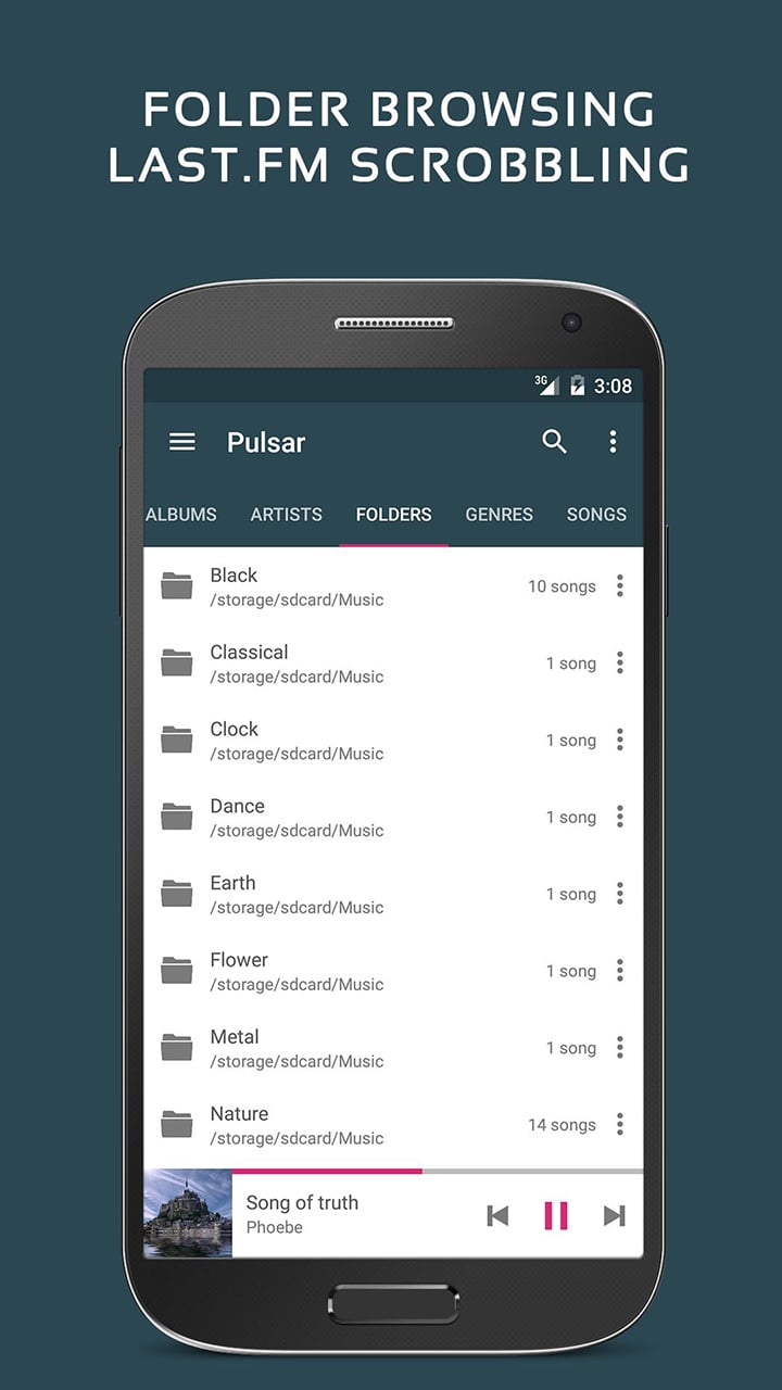 Pulsar Music Player screen 4