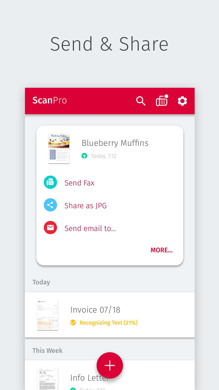 ScanPro App screen 3