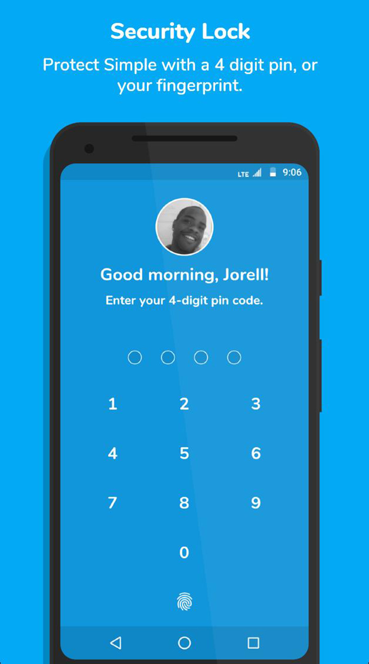 Simple Social screen 3