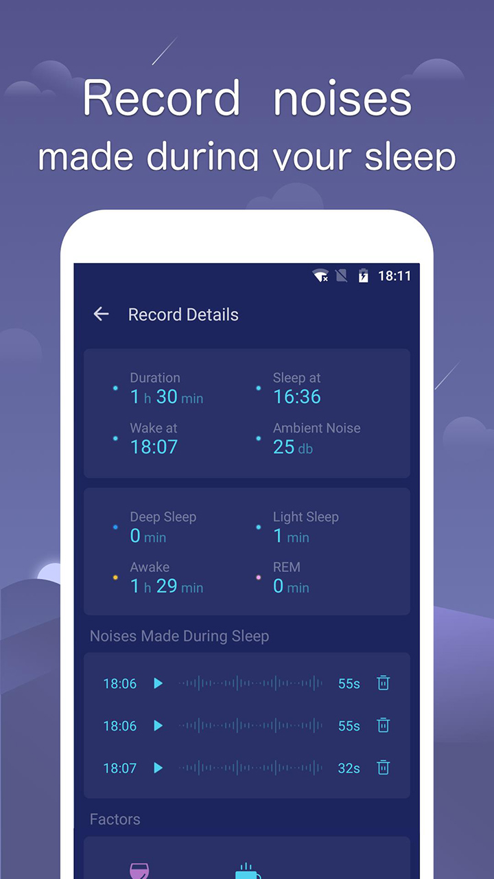 Sleep Monitor screen 4