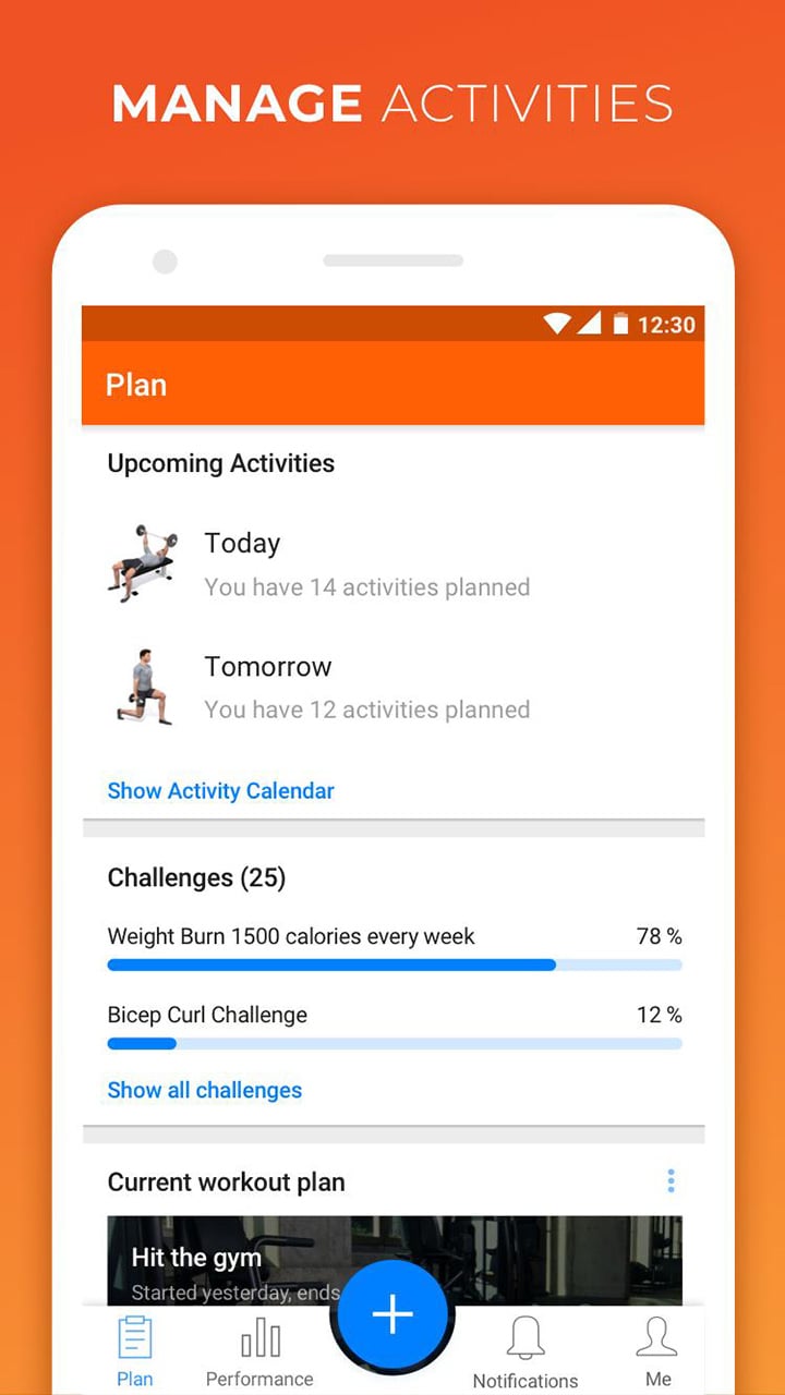Virtuagym Fitness Tracker screen 4
