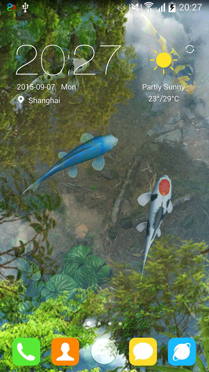 Water Garden Live Wallpaper screen 1