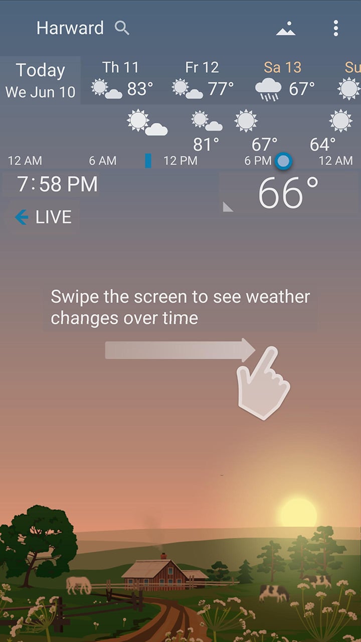 YoWindow Weather screen 2