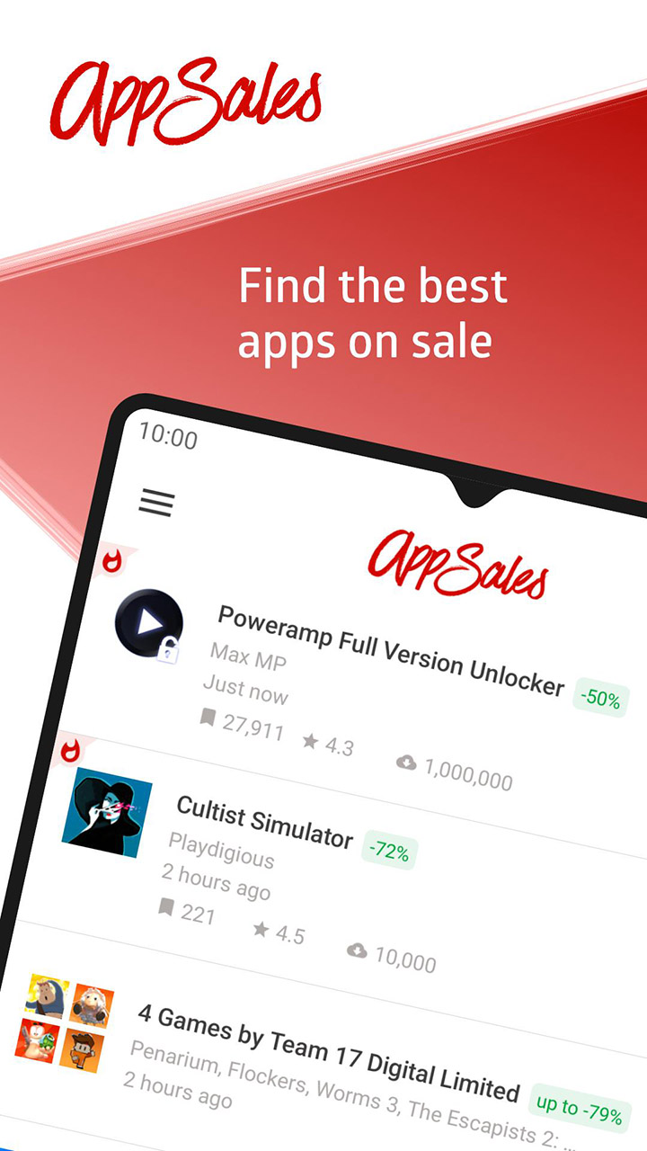 AppSales screen 0