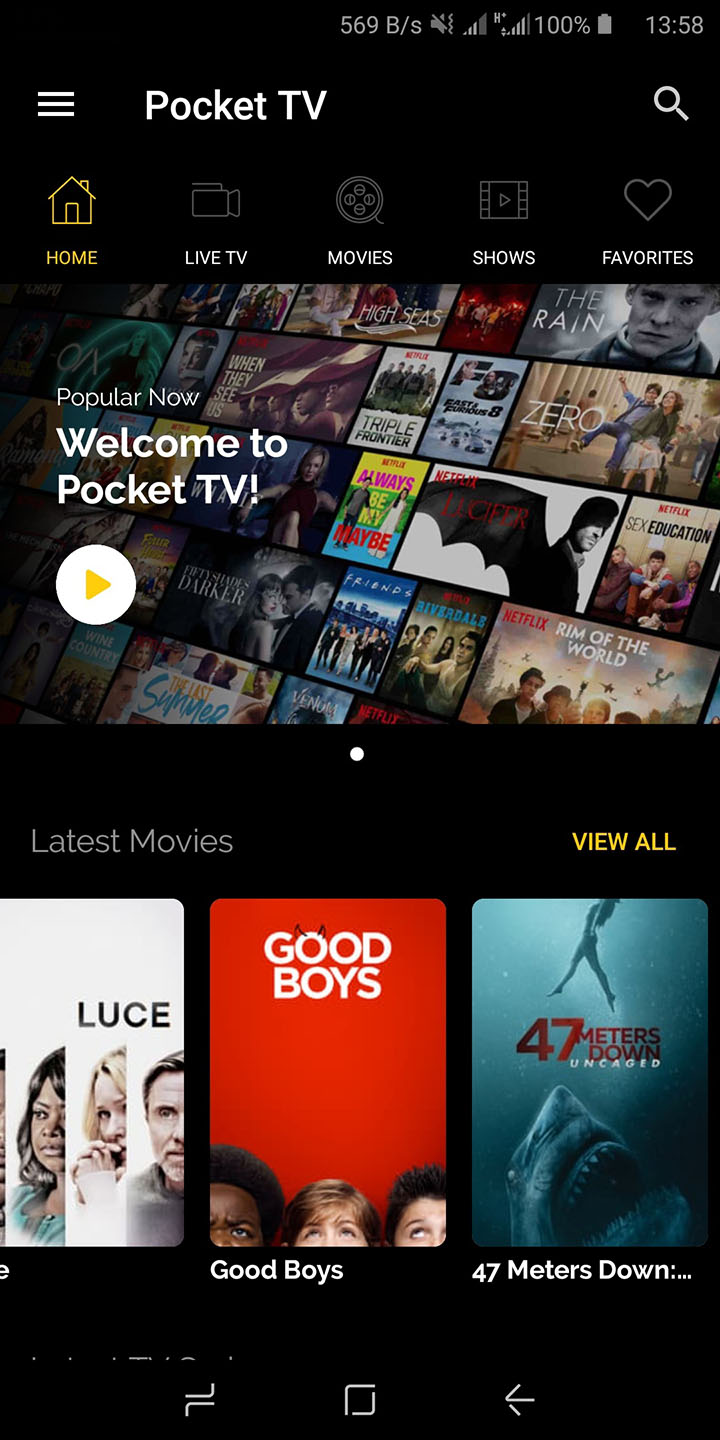 Pocket TV MOD APK 6.0.0 (AdFree) for Android