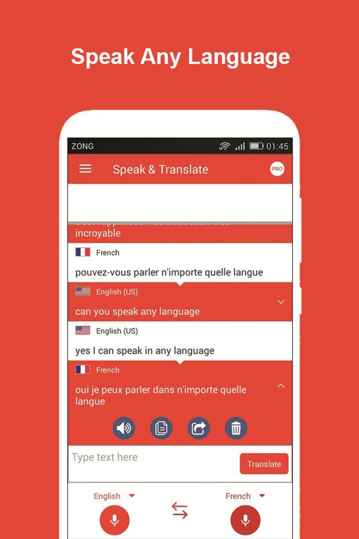 Speak and Translate All Languages Voice Translator screen 0