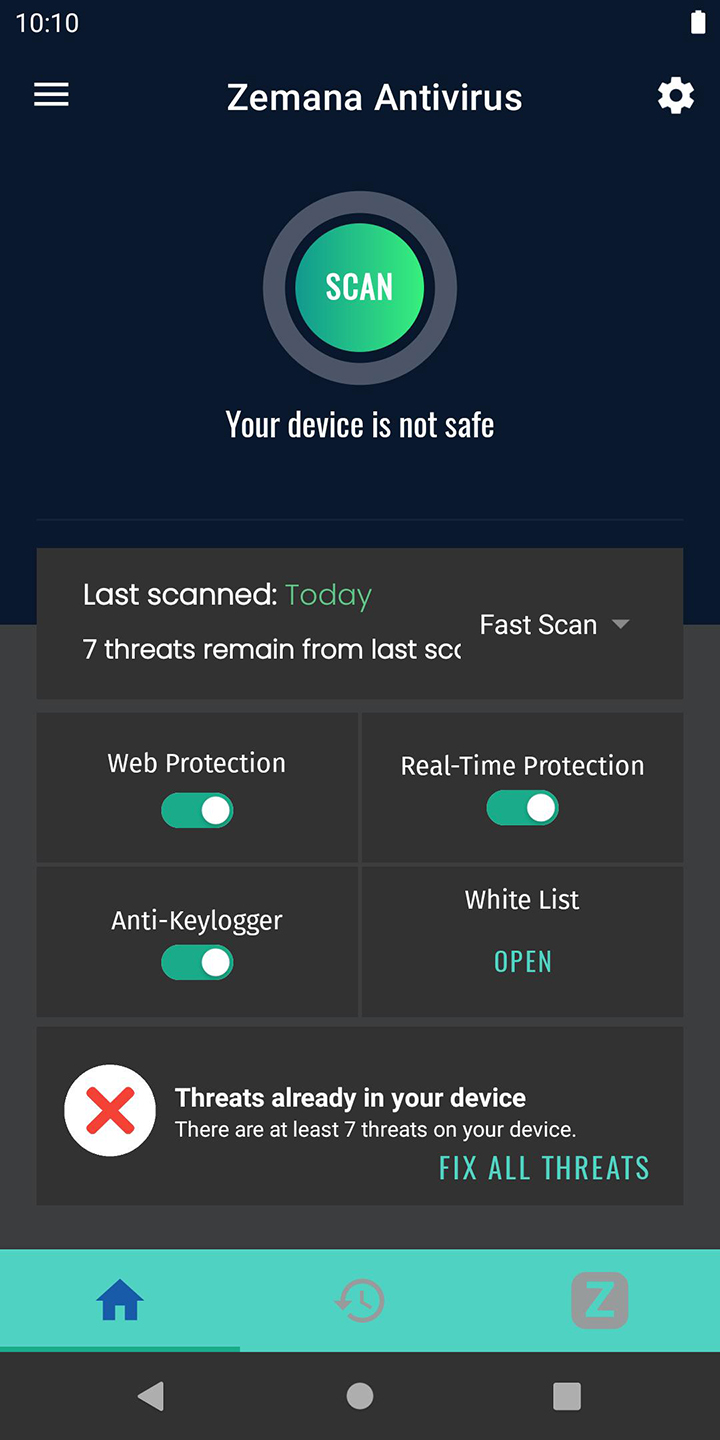 Zemana Antivirus screen 4