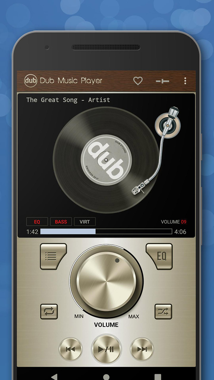 Dub Music Player screen 2