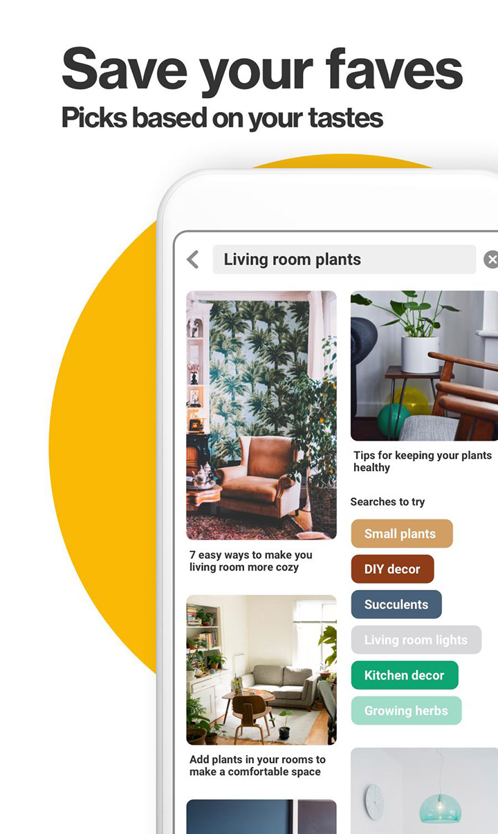 Pinterest screen 2