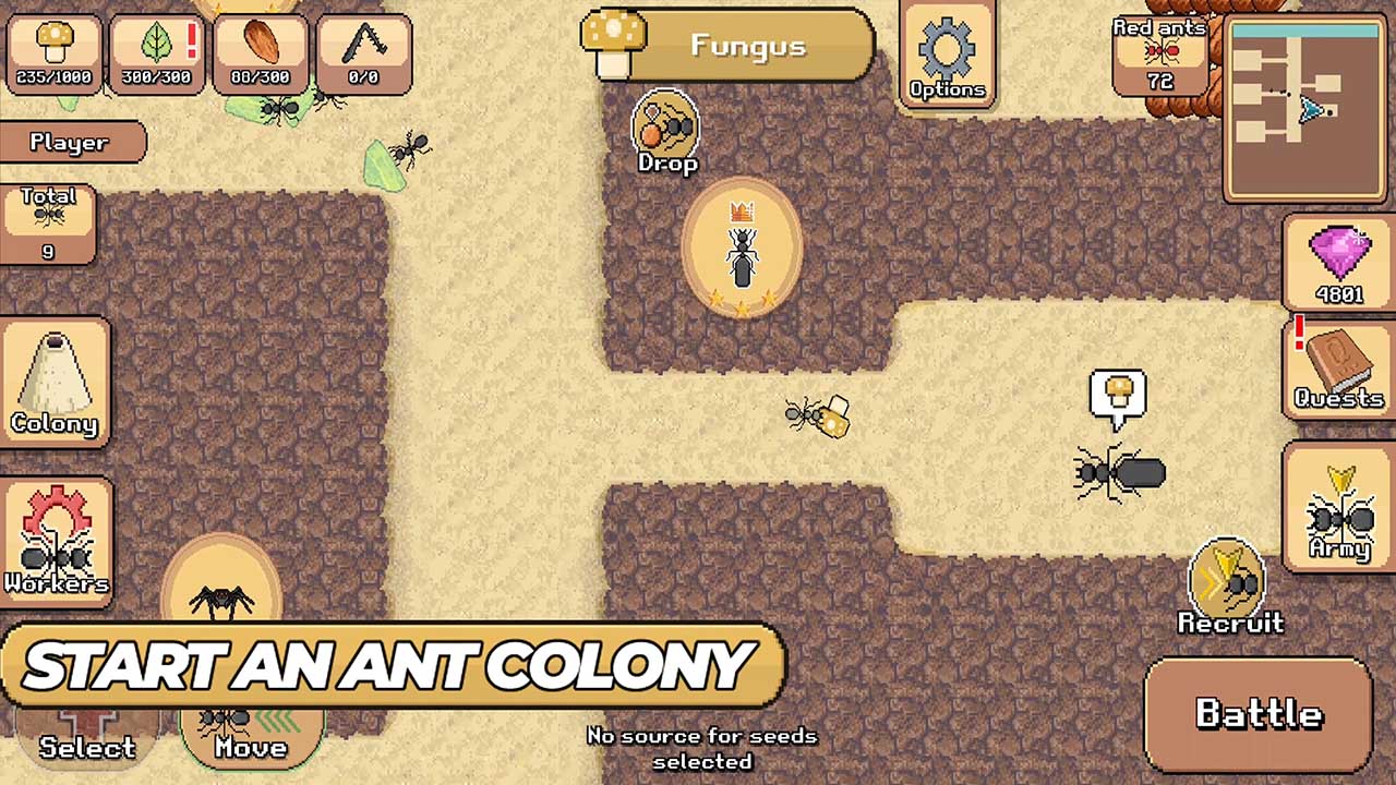 Pocket Ants MOD APK 0.0762 (Unlimited Money) for Android