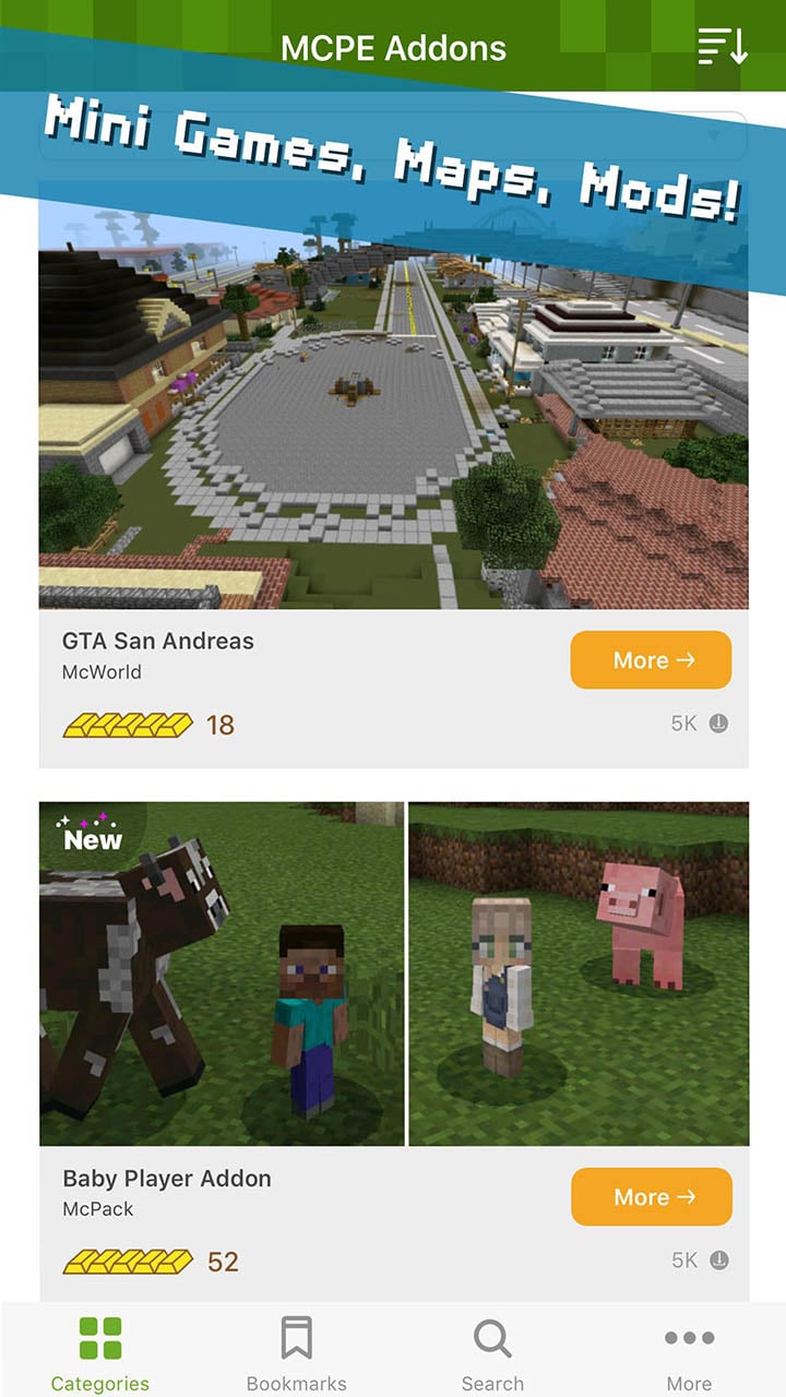 Addons for Minecraft screen 0