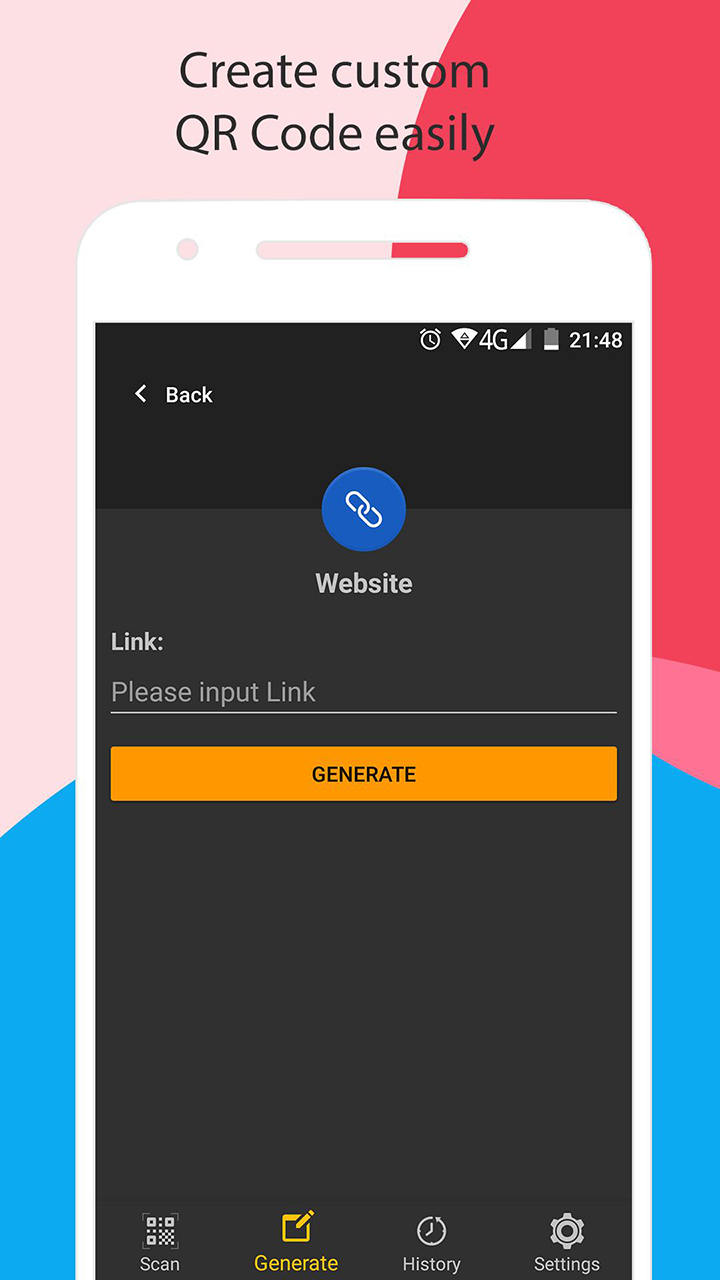 QR code reader screen 2