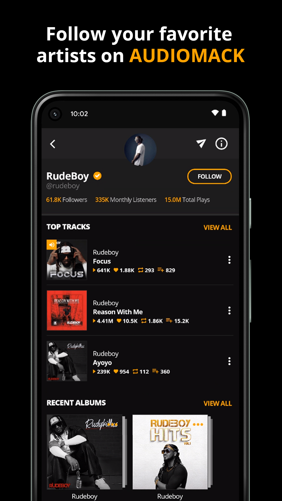 Audiomack screen 4