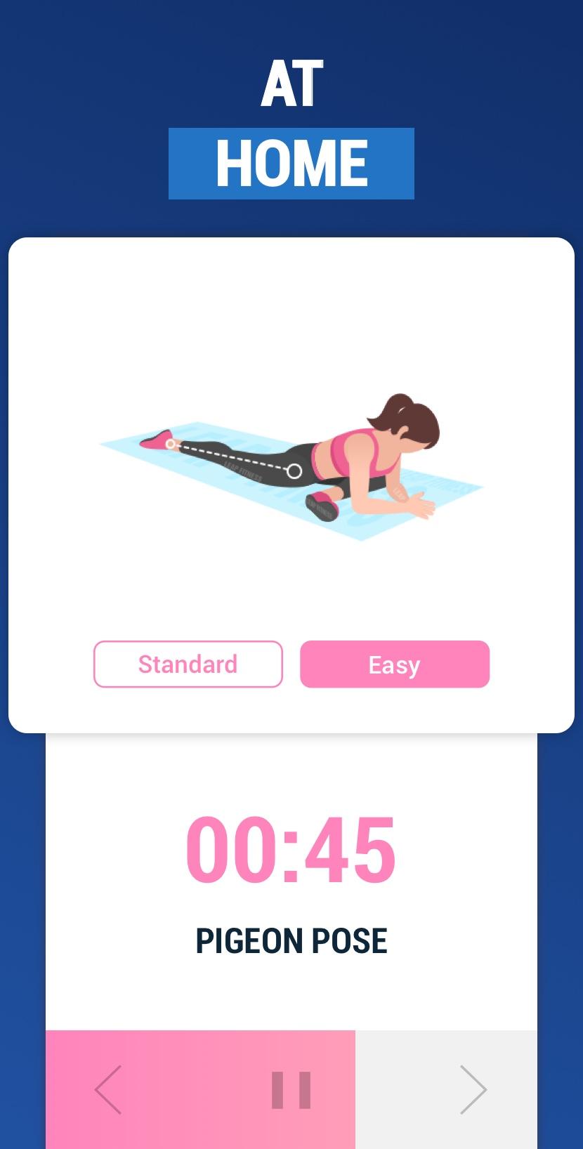 Splits in 30 Days: Splits Training screen 4