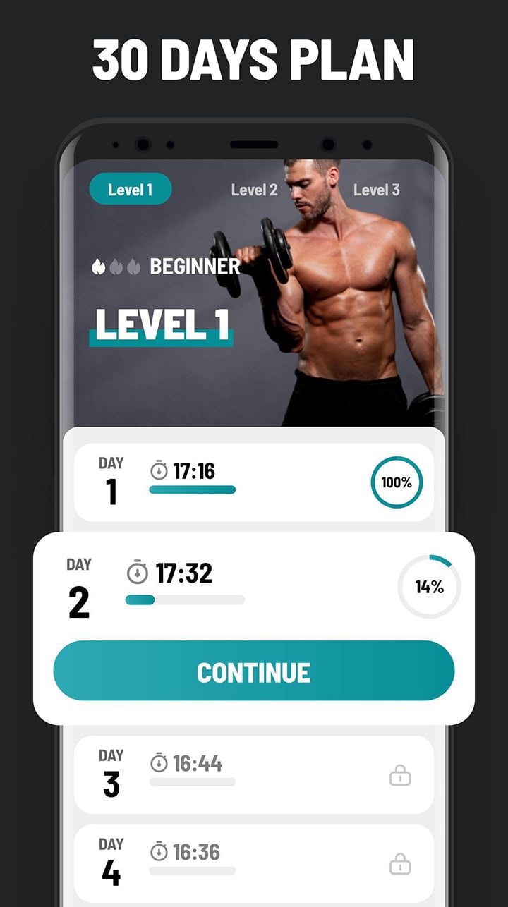 Dumbbell Workout at Home screen 1