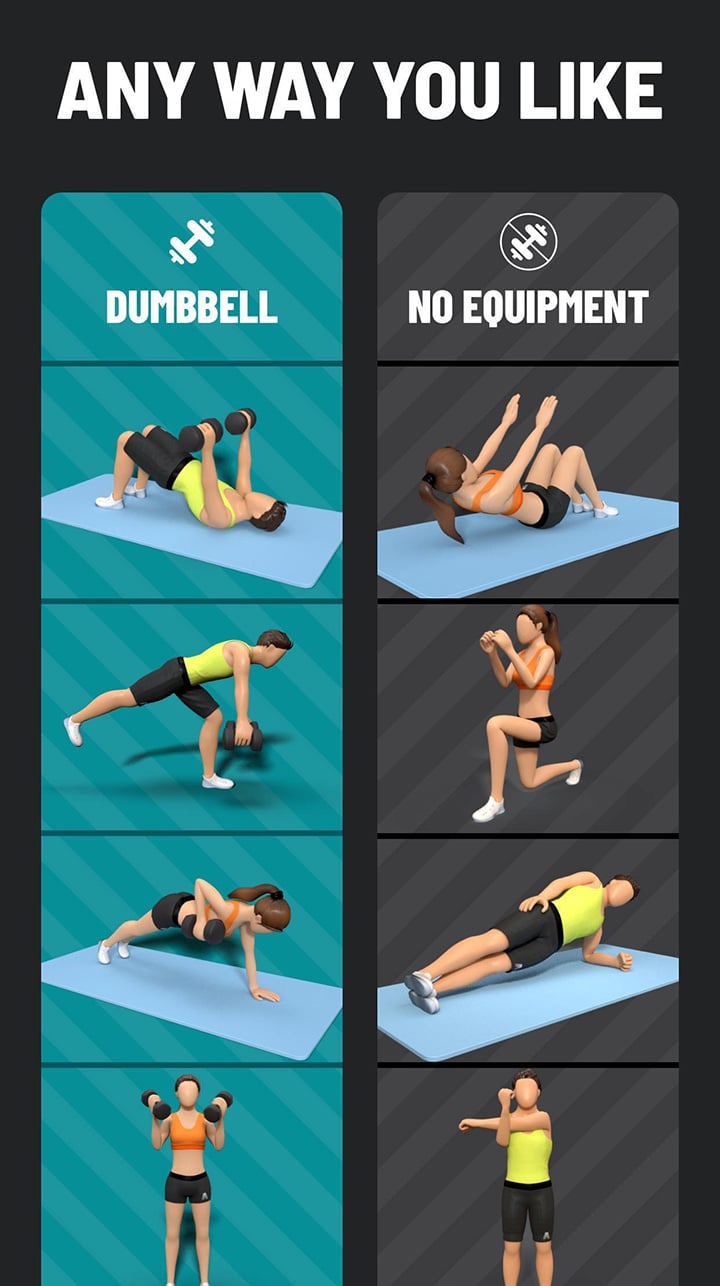 Dumbbell Workout at Home screen 3
