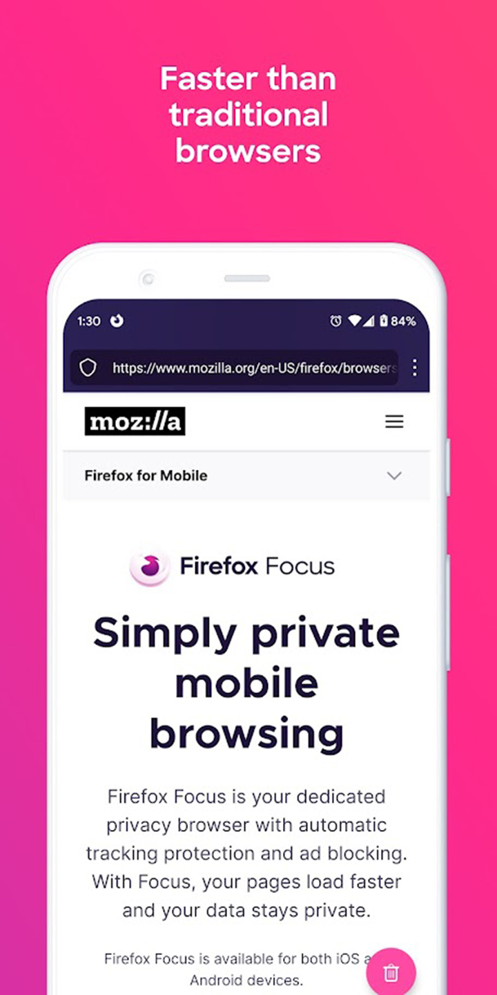 Firefox Focus screen 4