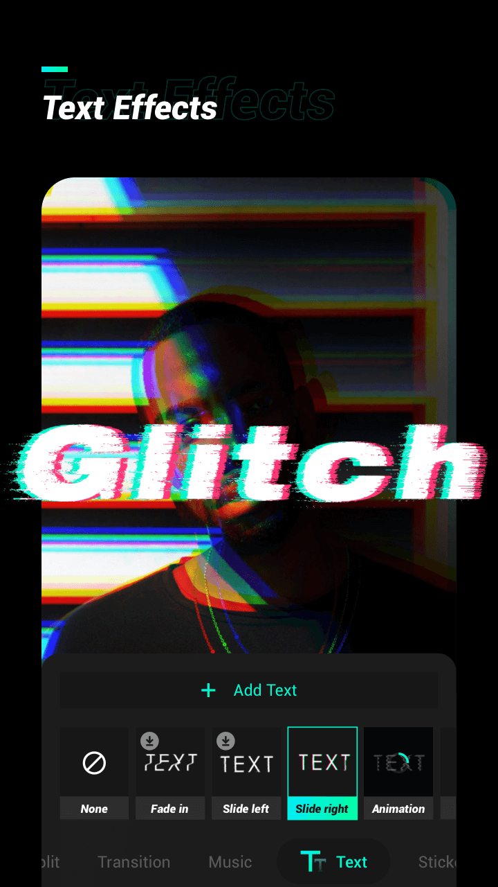 Glitch Video Effect screen 2