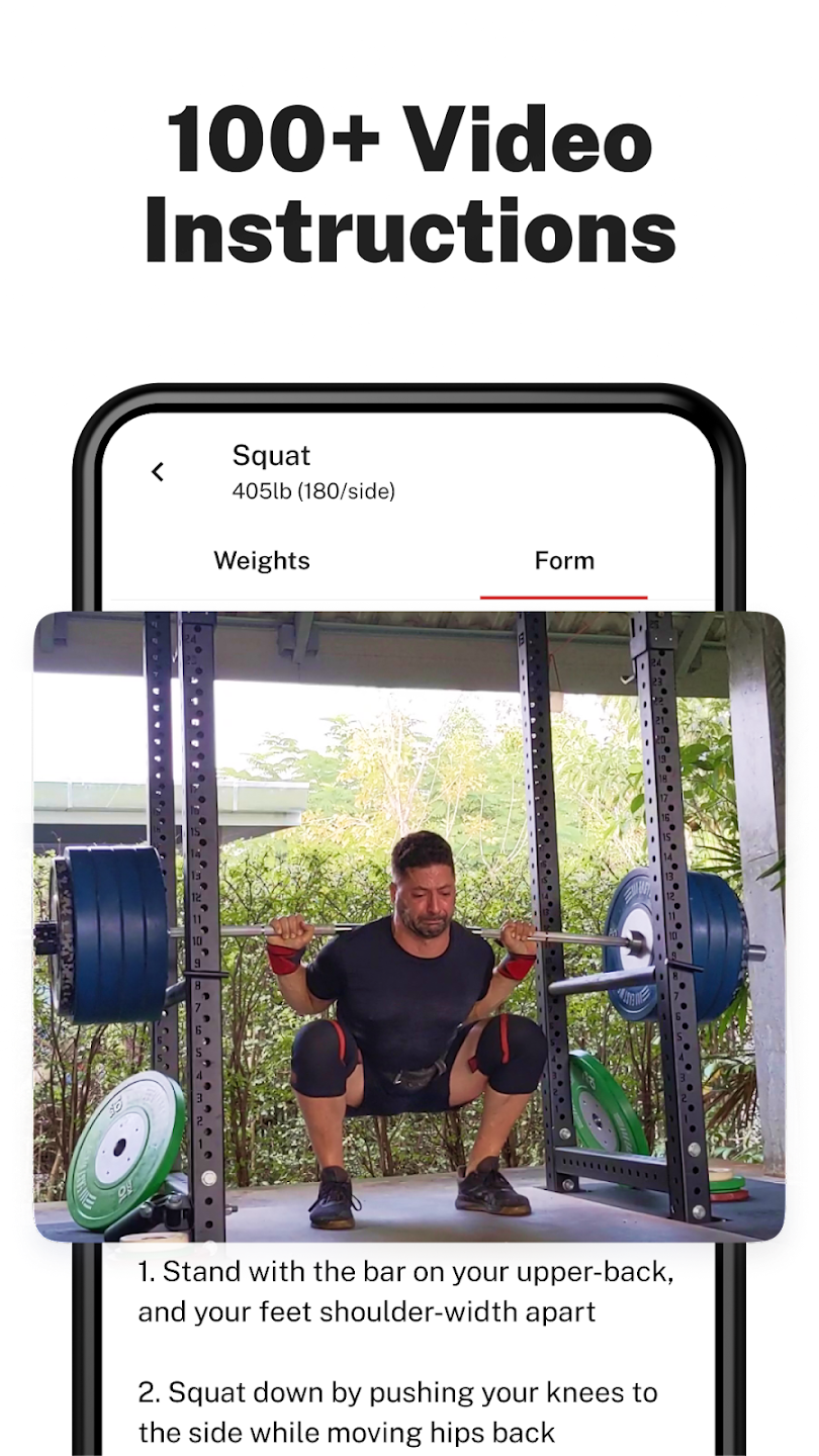 StrongLifts Weight Lifting Log screen 3