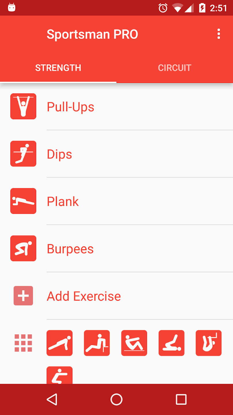 Bodyweight Workout at Home screen 1